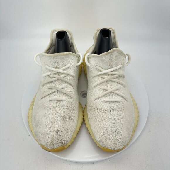 Adidas Yeezy Boost 350 V2 Low Men Size 6 CP9366 Cream Triple White Casual Shoes - Picture 4 of 15